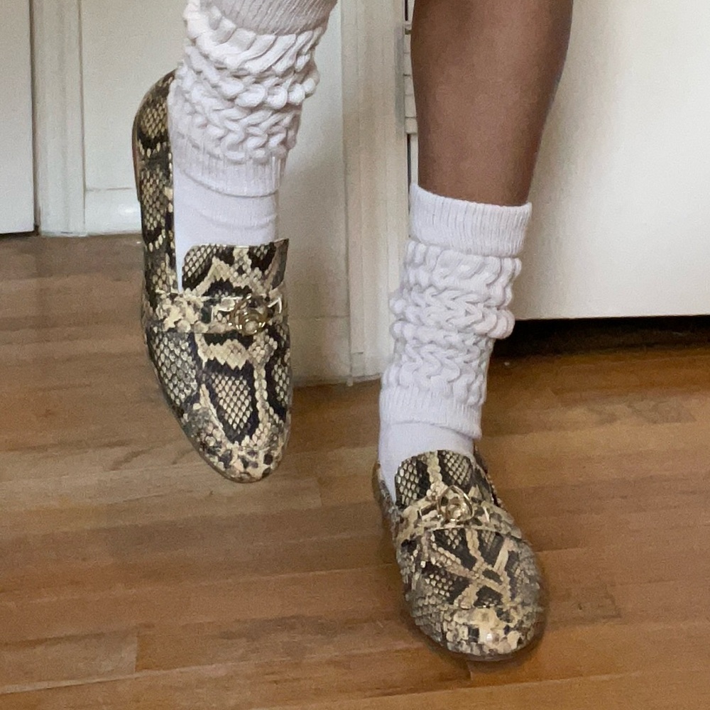 Brother Vellies Python Loafers